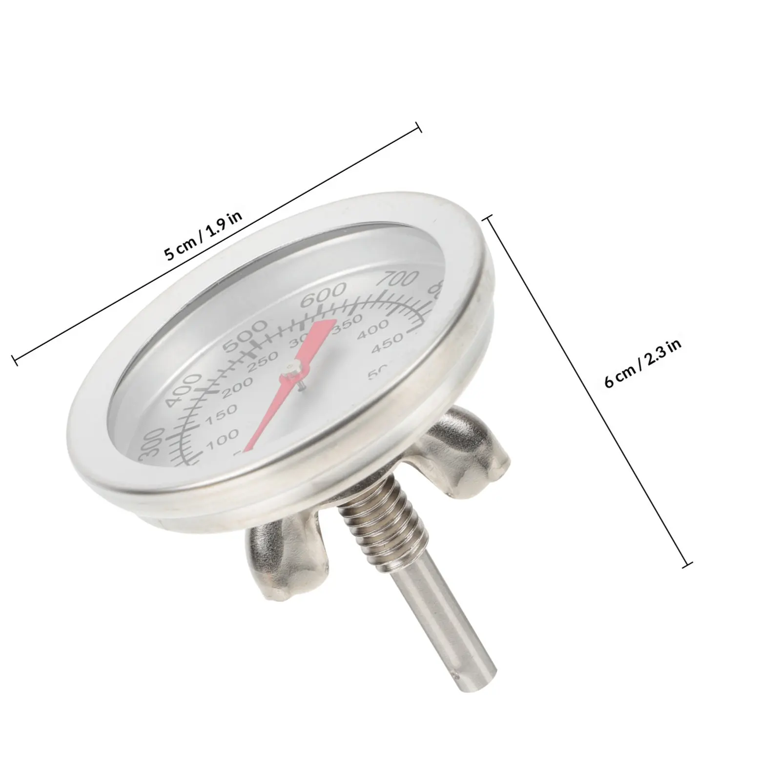 Stainless Steel Oven Thermometer Accurate Heat Resistant Bbq Temperature Measuring Tool Kitchen Food Cooking Thermometer