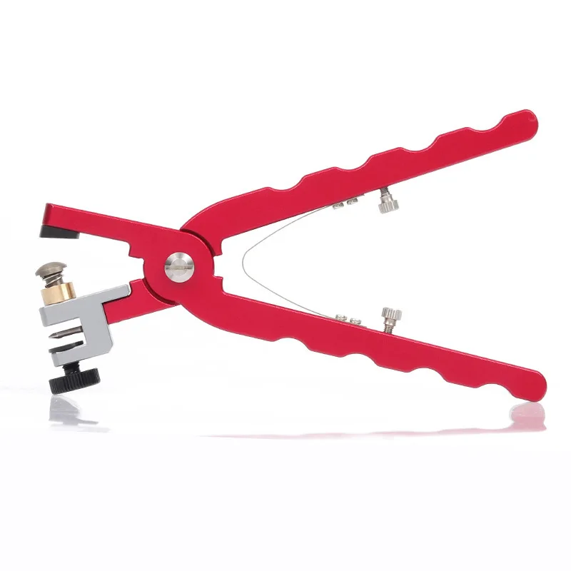 

Leather Watch Bracelet Cutting Plier For Straps To Fix Catches Spring Bar Hand Tool Pliers Red Straight