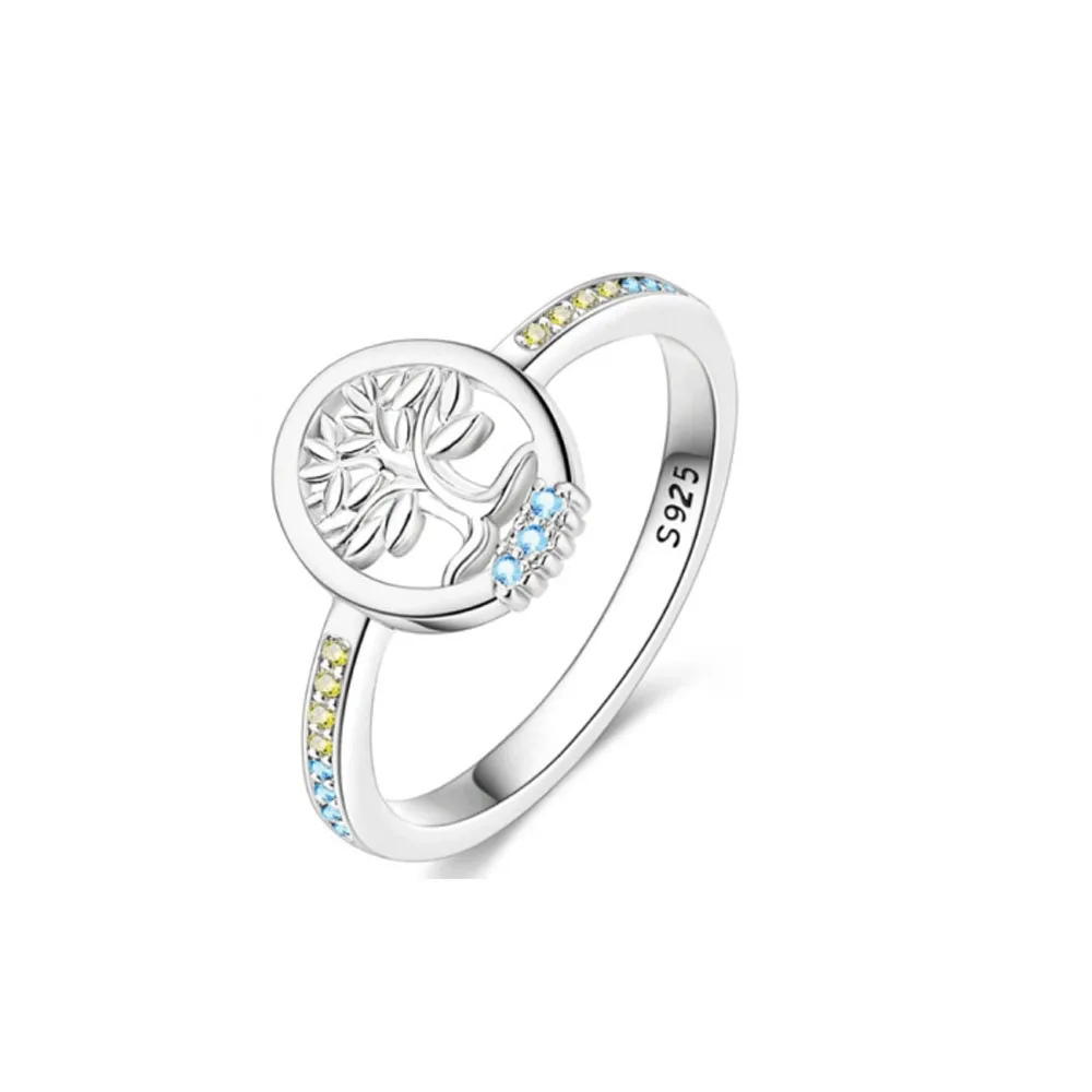 Women's Pink & Blue Bowknot Butterfly Ring