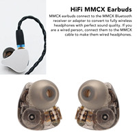 HiFi Earbuds Metal Housing  Detachable Sensitive Dynamic Drive Noise Isolation MMCX Earbuds 10mm for T100 for W30 for SE315