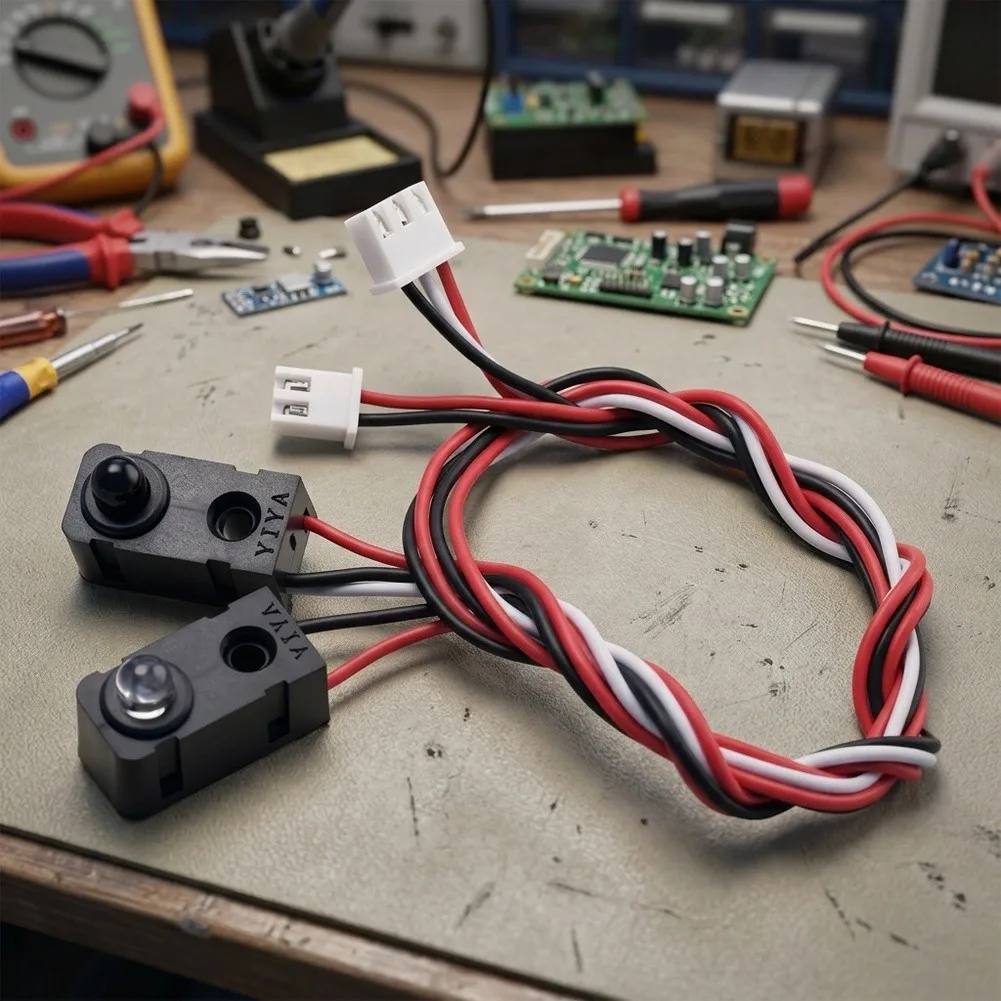 Break Beam Infrared Sensor Kit 4 Pairs for Real-time Obstacle Detection Counting and Automation in DIY and Projects