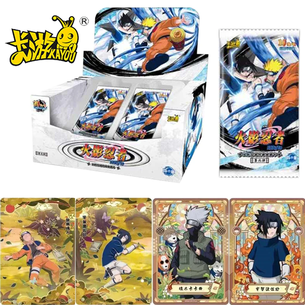 KAYOU Naruto Cards Fight Chapter Flash SP Cards OR Card Anime Characters Collection Card Child Gifts