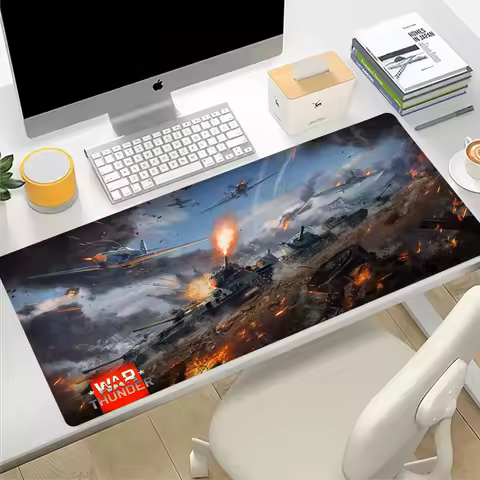War Thunder Large Mouse Pad Gaming Mousepad PC Gamer Computer Office Mouse Mat Silicone Keyboard Mat Desk Pad Laptop Mausepad