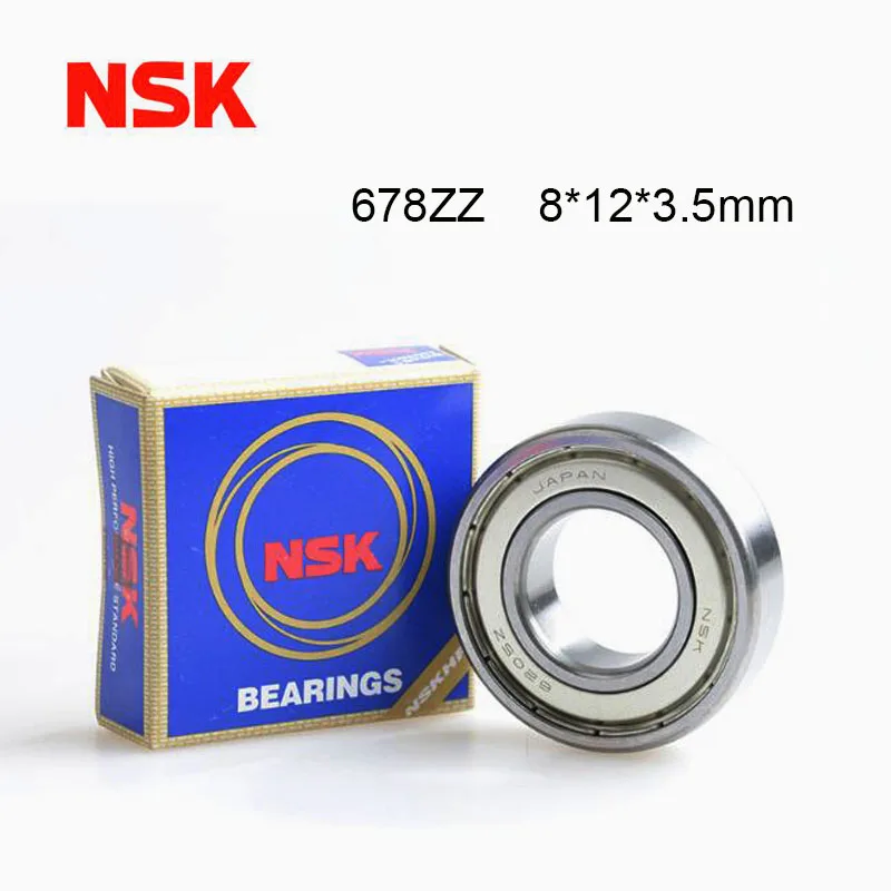 

Origin NSK Bearing 678ZZ High Speed Miniature Bearing 5/10pcs 8x12x3.5 Slim Thin Section Deep Groove 678ZZ Ball Bearings 678 ZZ