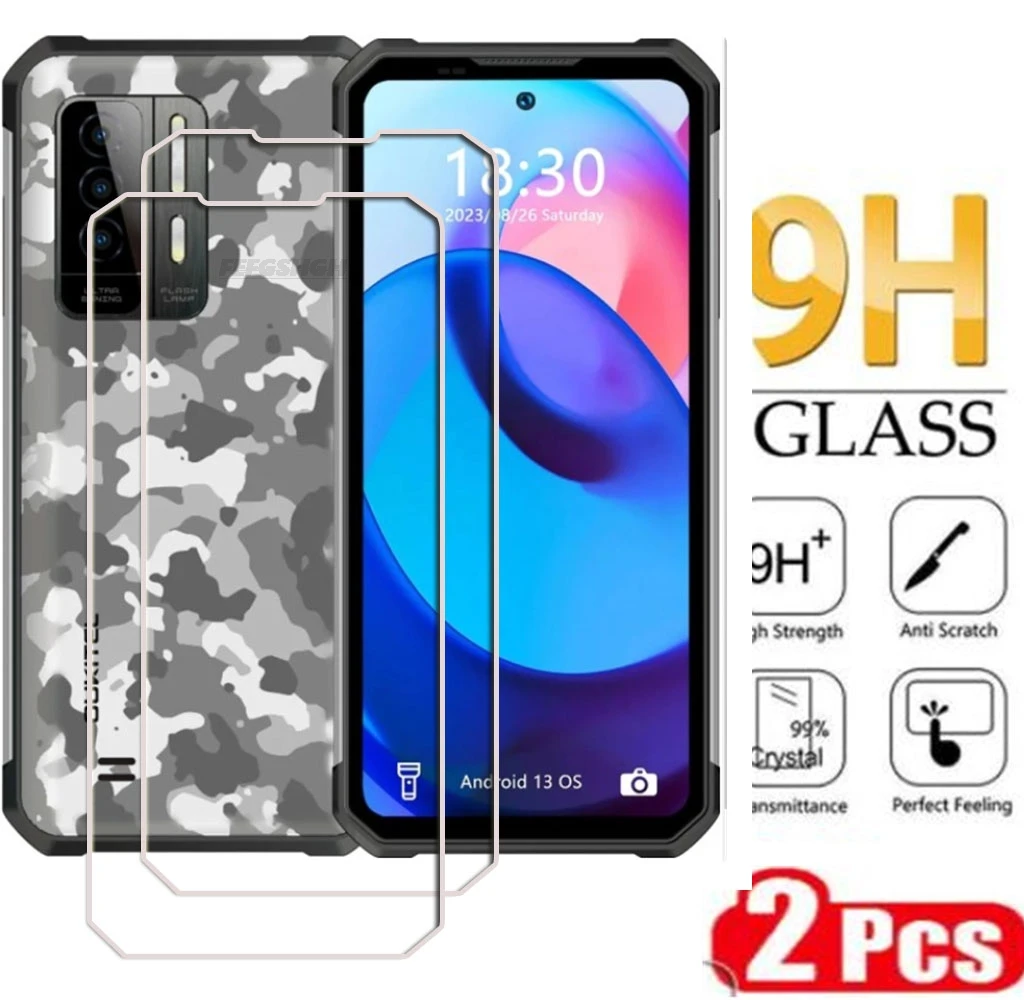 2PCS 9H HD Tempered Glass For Oukitel WP27 6.78