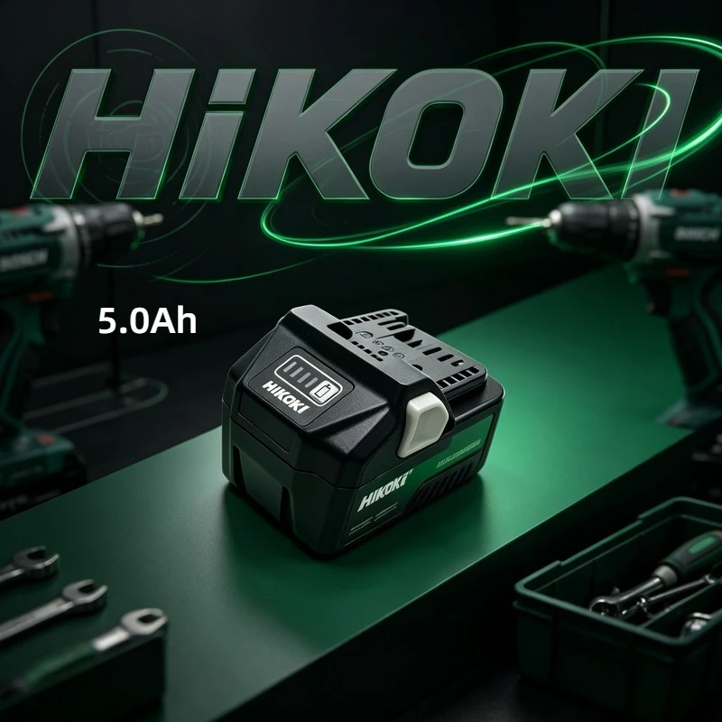 18V 5/8.0Ah Lithium‑ion Replacement Battery Compatible Original HiKOKI BSL1850 BSL1860 Series For Cordless Electric Drill Tools
