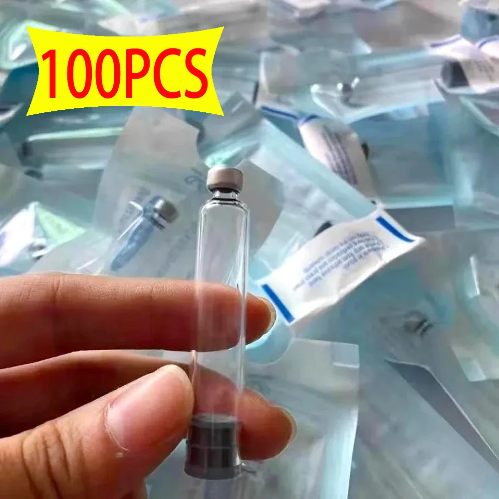 100個入り-3ml-滅菌済み個別包装-インスリンカートリッジ-カセットボトル、使い捨てインスリン注射ペンスリーブ