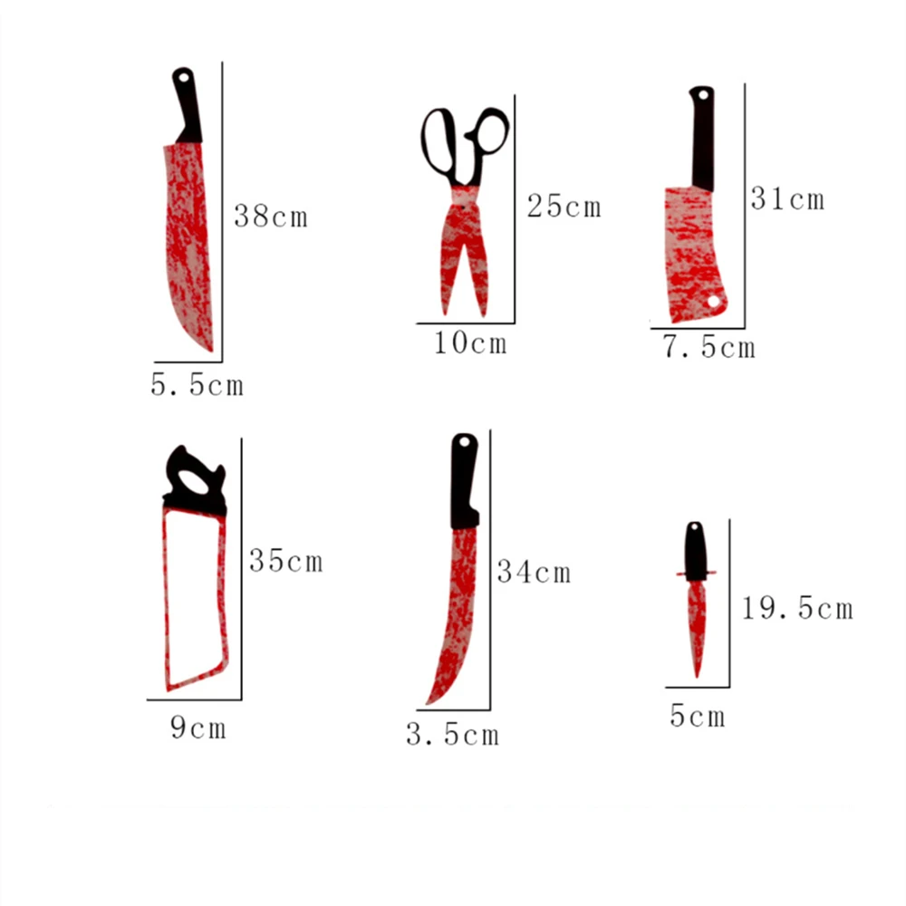 Halloween pull flag decoration blood knife lettere banner di carta forniture per feste casa stregata puntelli horror pull flower hanging de