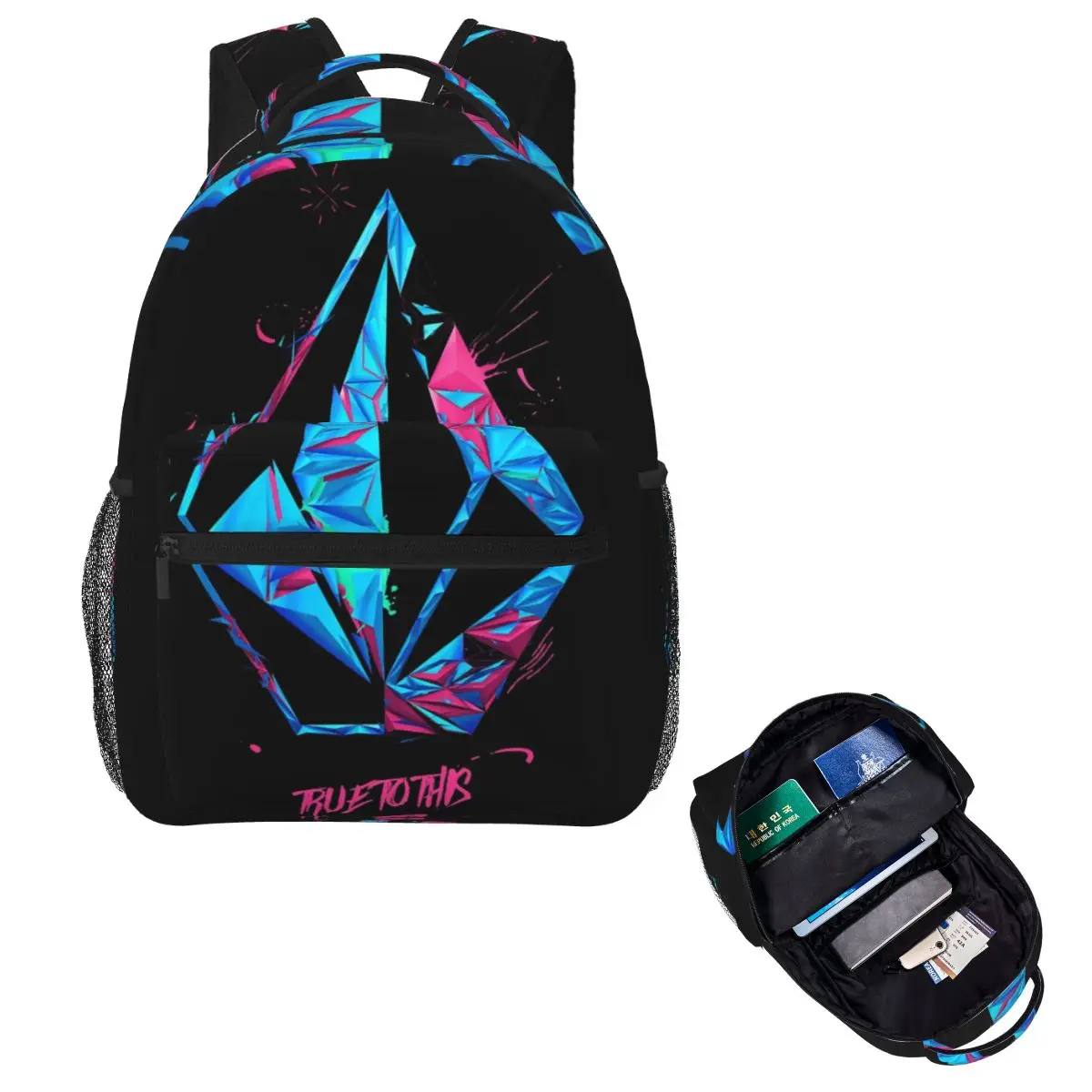 Volcom Logo Backpack Hot Sale Daypack Large Capacity Kids BookBag School Bag Shoulder Bags for Men Women