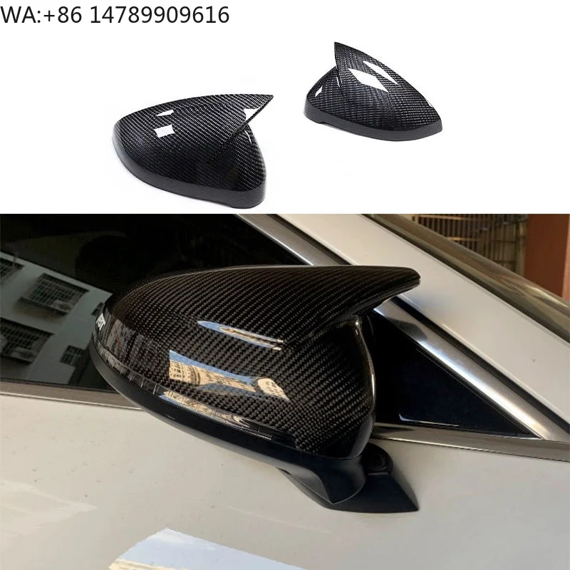 Premium Bespoke Facelift Body KitA5 S5 B9 High Quality Replacement Carbon Fiber Horn Style Mirror Caps Side Mirror Cover For A5