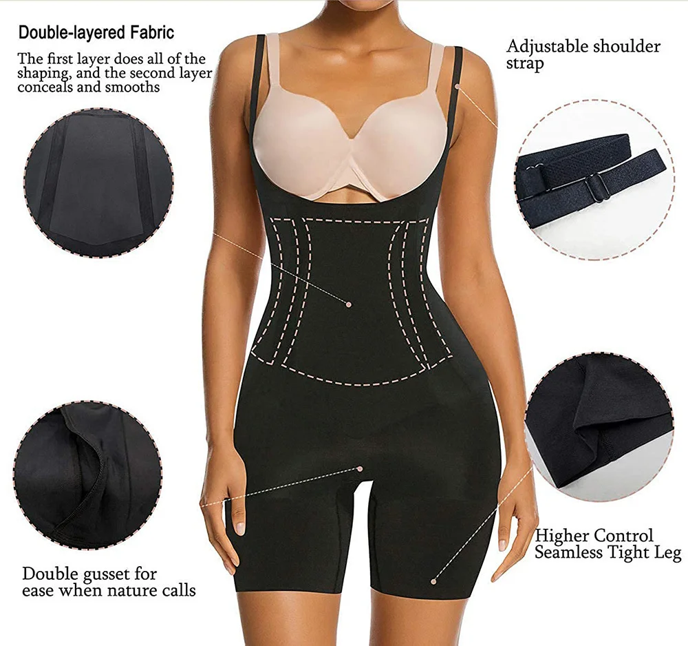 Female Body Sculpted Shape Clothing Sheath Slimming Flat Belly Slimming Invisible Tight Fitting Garment Bodysuit