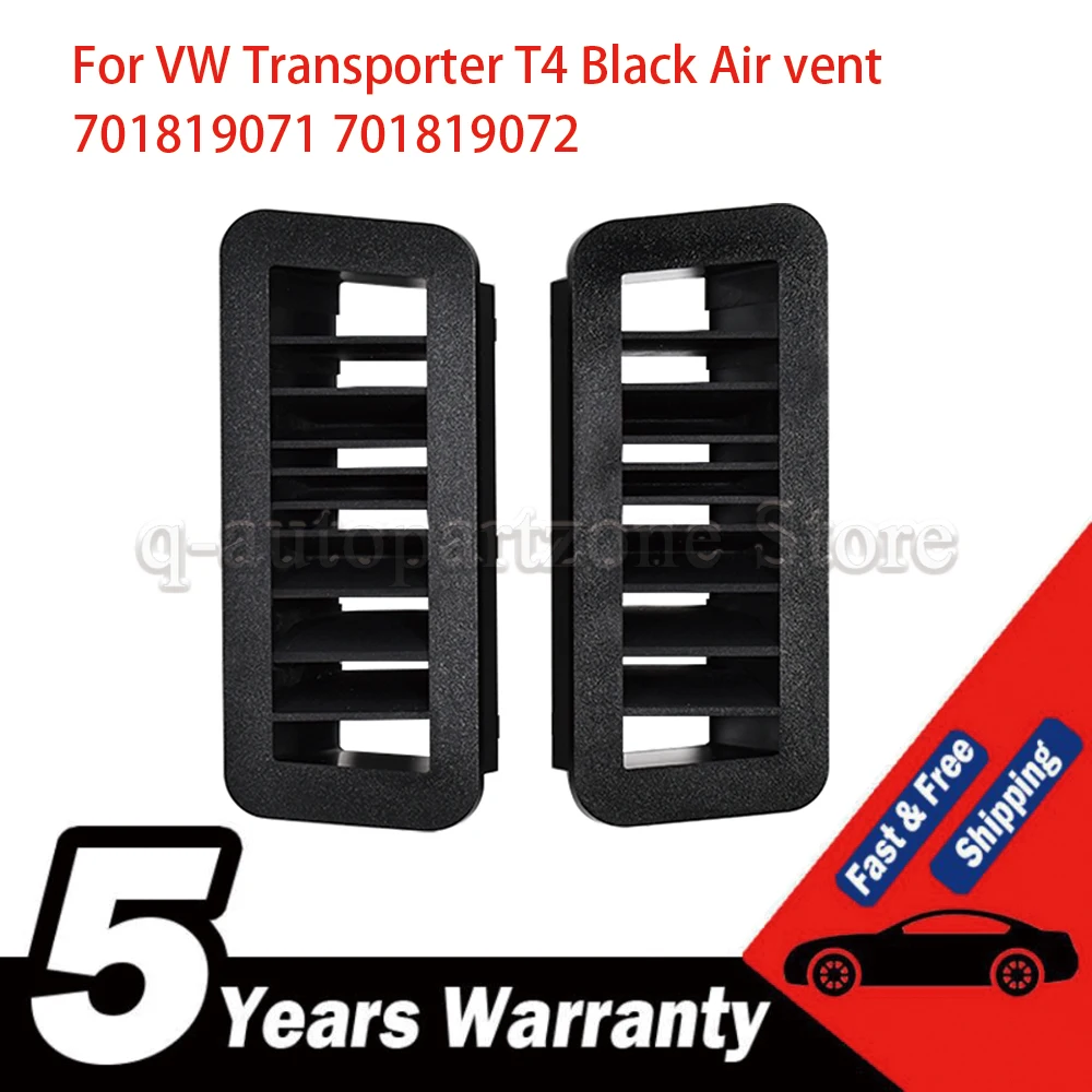 2x New Dashboard Vent Grill Cover For VW Transporter T4 Multivan Caravelle MK4 701819071 701819072 Car Accessories