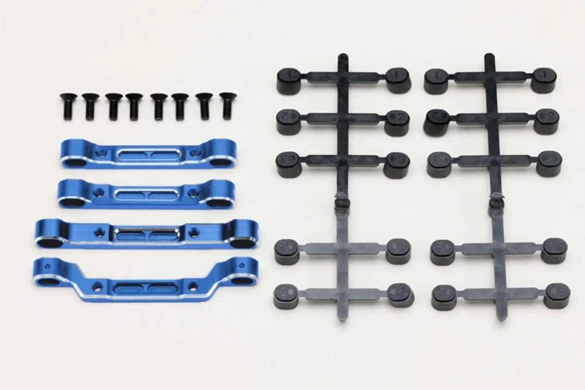 Yokomo RD2.0 Aluminum Adjustable Suspension Mount Set (Red/black/blue/purple) [RD-301ASR]
