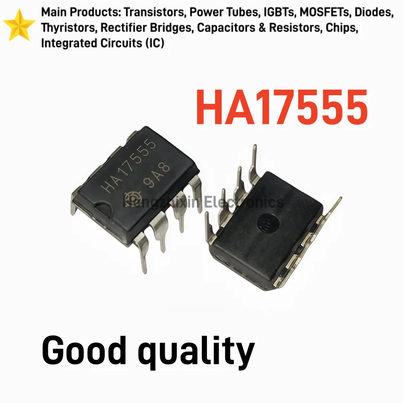 10PCS New HA17555 HAI7555 Direct Insertion DIP-8 Time Base Circuit IC Chip