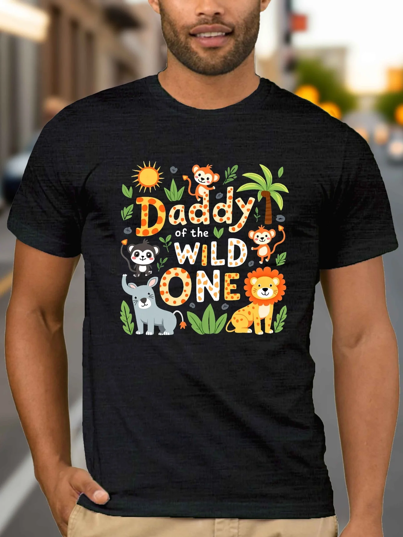 

Мужские футболки Daddy of the Wild One