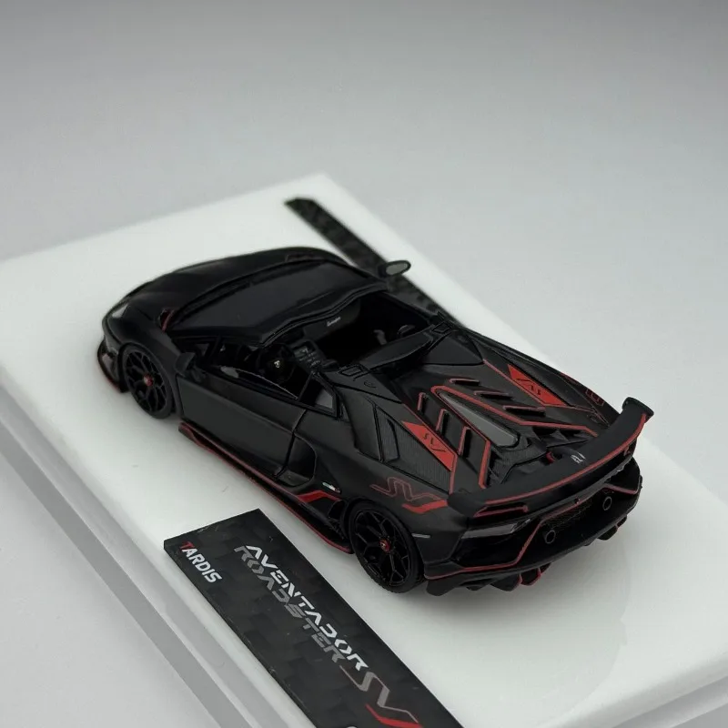 TARDIS 1:64 Aventador SVJ Roadster Resin Car Static Die Cast