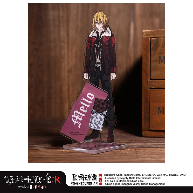 Animation Figures Anime Death Note Nate River Mello Cartoon Acrylic Stand Figure Students Desk Decoration Item Toys Kids Gifts