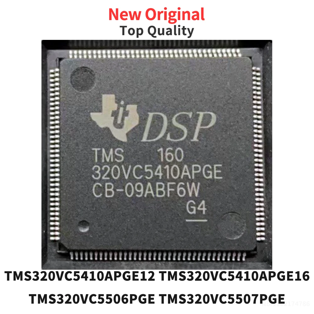 

(1 Piece) TMS320VC5410APGE12 TMS320VC5410APGE16 TMS320VC5506PGE TMS320VC5507PGE LQFP-144 New Original