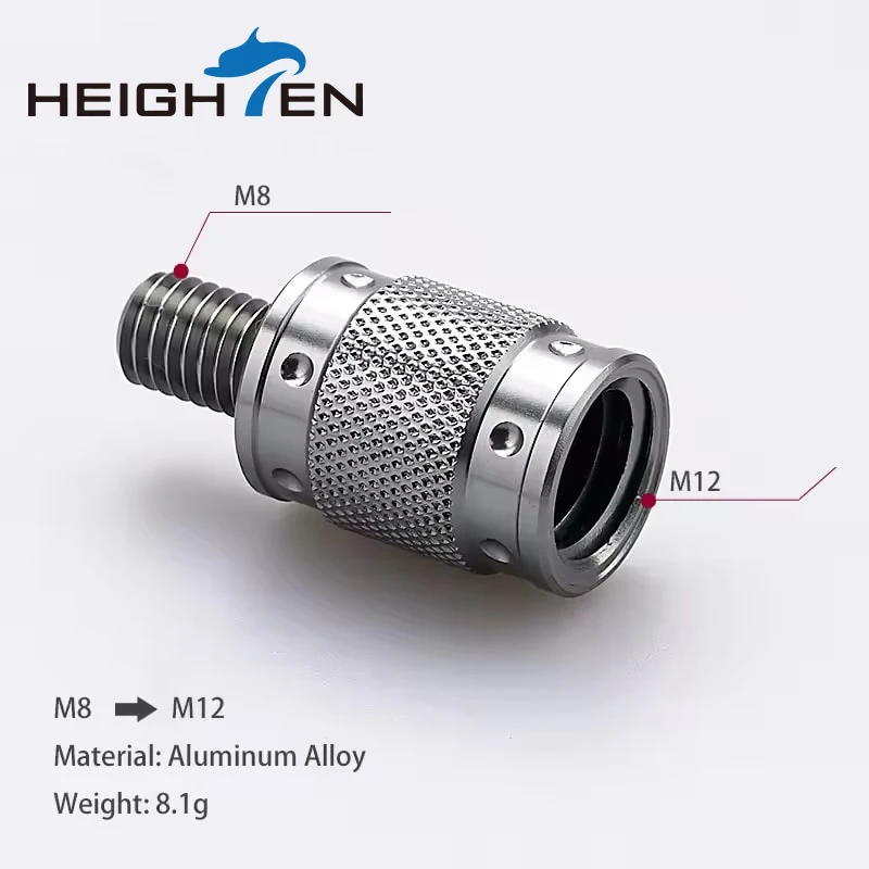 Heighten Conector para red de aterrizaje – Adaptador rosca aluminio - imagen 3
