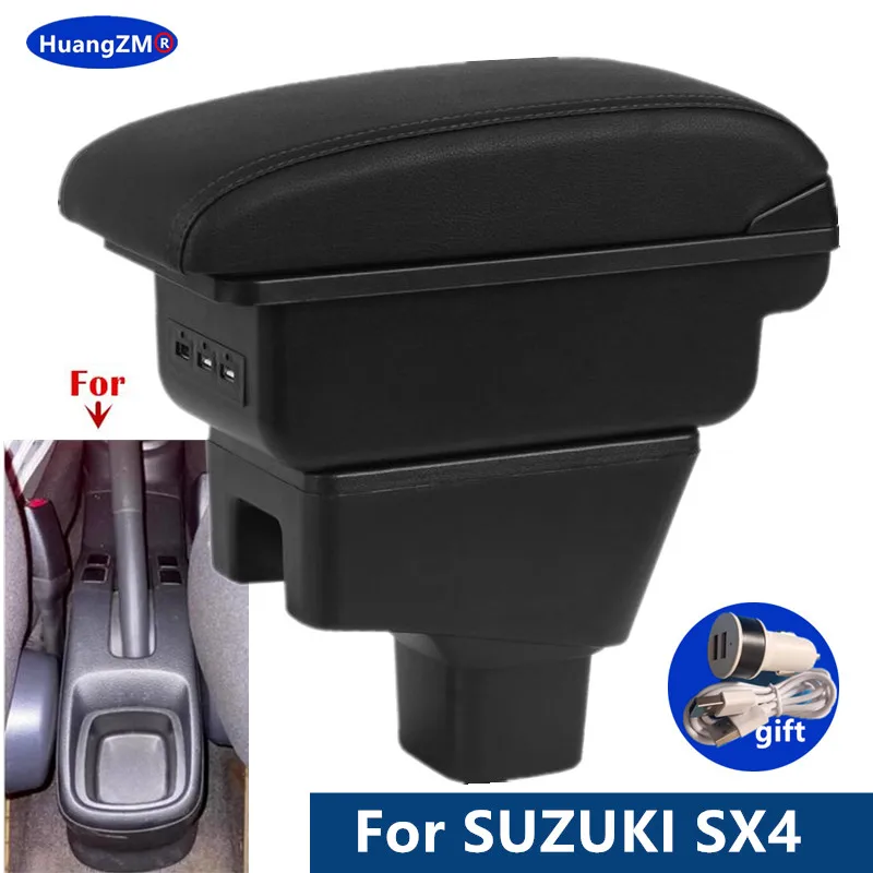 

Car Armrest box Storage box For SUZUKI SX4 Armrest For SUZUKI SX4 Dedicated Retrofit parts Interior Car Accessories