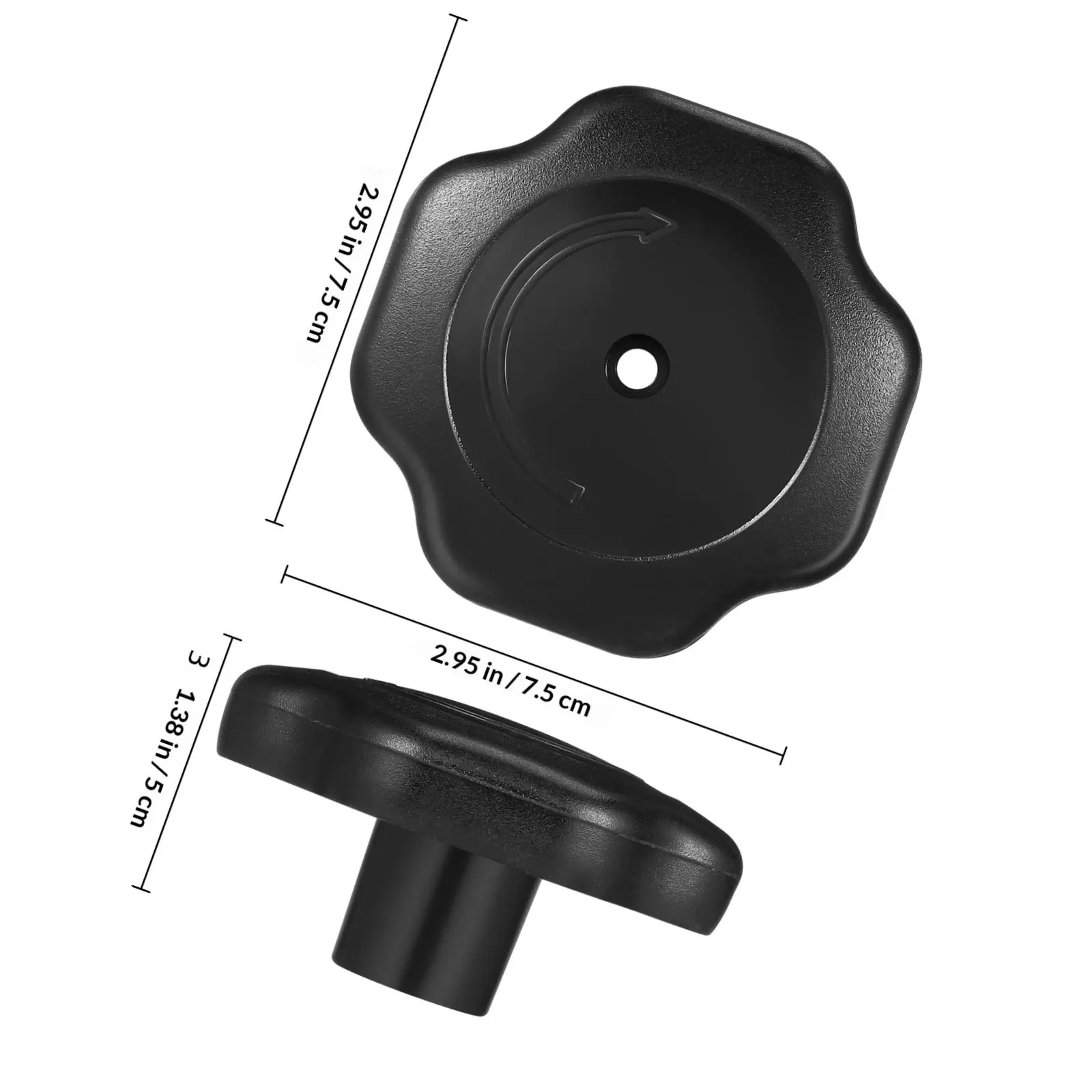 Pressure Cooker Lid Knob Replacement 1 Piece Bakelite Material High Temperature Resistant Pot Cover Handle Easy to Install