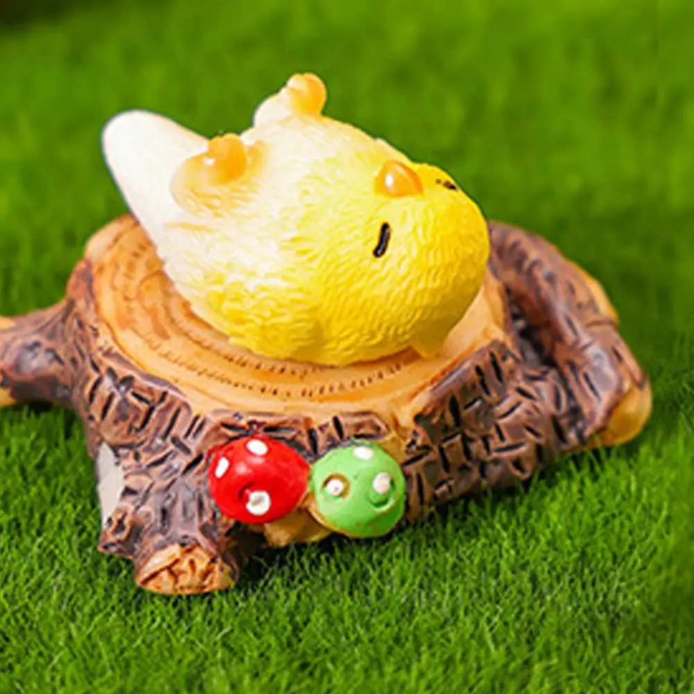 Miniature Garden Decorations Miniature Landscape Art 3pcs Miniature Parrot Figurines Set Adorable Resin Bird Decor for Fairy