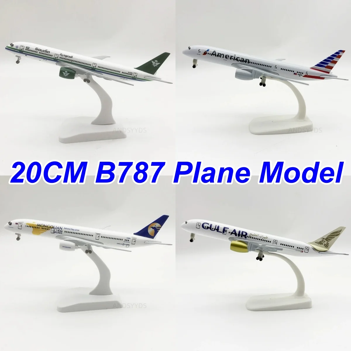 

Toys Diecast Metal Alloy 20cm Airplane B787 Model With Plane Stand for Adult Hobby Miniature Aircraft Toy Gift