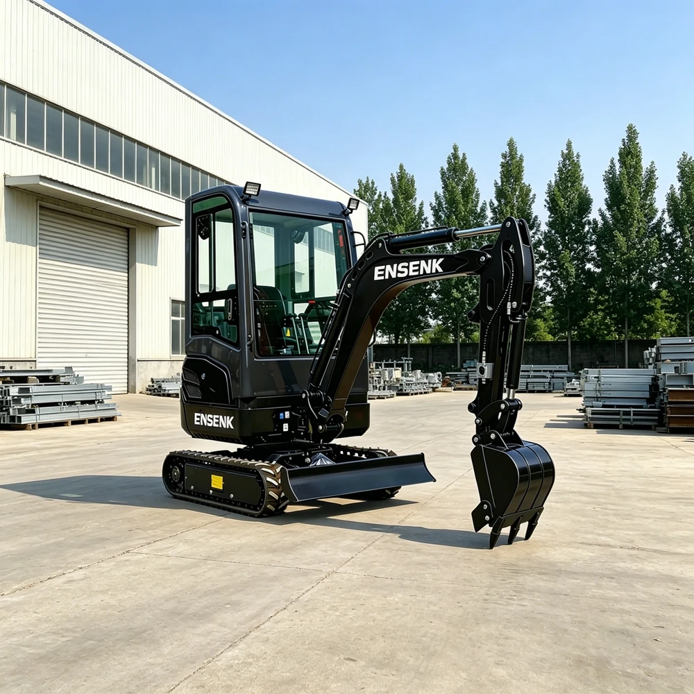 

0.8Ton Mini Excavator Construction 1.2Ton 1.5Ton 2.5Ton Kubota engine Hydraulic Adjustable Multiple Scenarios Farming