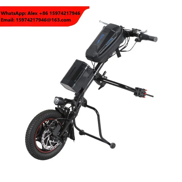 CNEBIKES 350W 12inch Electric Wheelchair Attachment Handcycle Wheelchair Electric Handcycle Kit