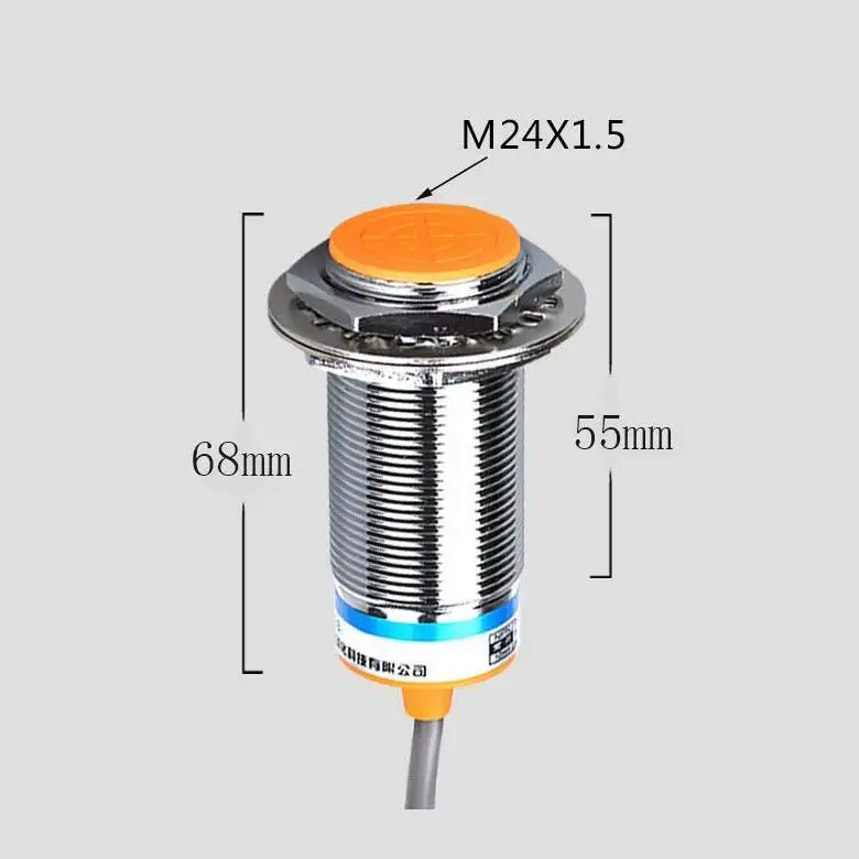 Nằm gần Công Tắc Cảm Ứng Cảm Biến M24 Điện Cảm Loại 24V DC NPN/PNP Thường Mở/Đóng LJ24A3-8-Z/BX