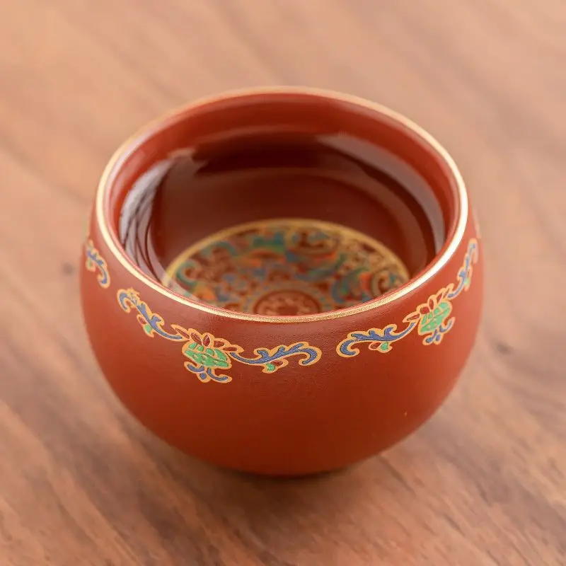 

Purple Clay Tea Cup, Master Cup, Zen Meditation Cup, Chinese Kung Fu Tea Set, Tea Tasting Cup