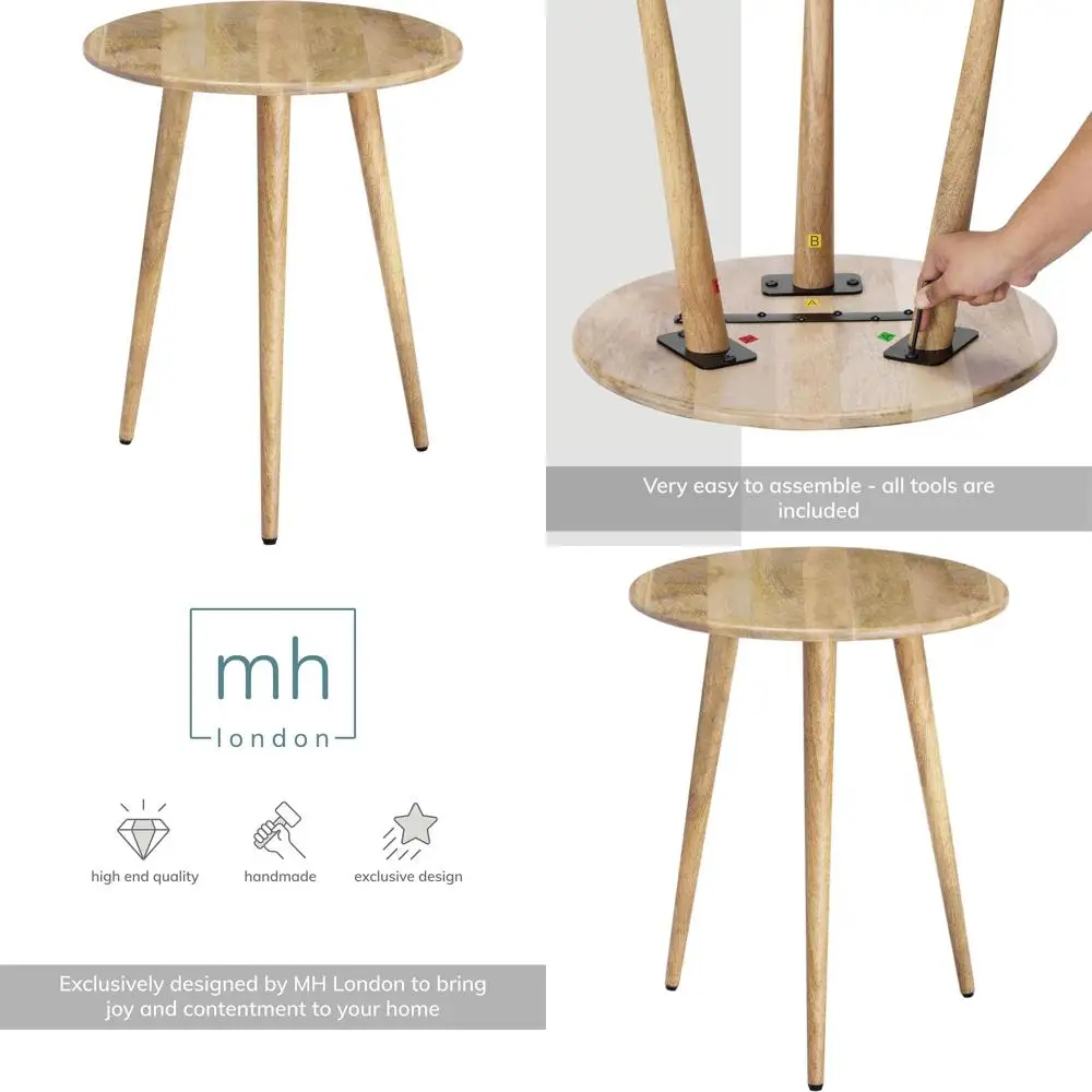 

Прикроватная тумбочка из массива дерева ручной работы: современный акцентный столик для домашнего декора