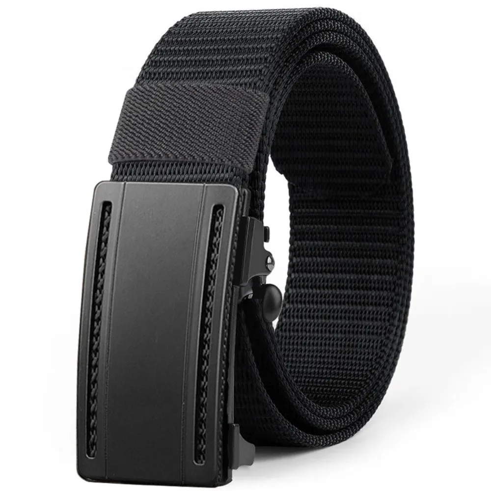 cinto-masculino-ajustavel-de-nylon-com-textura-em-cor-solida-fivela-automatica-duravel-e-resistente-presentes