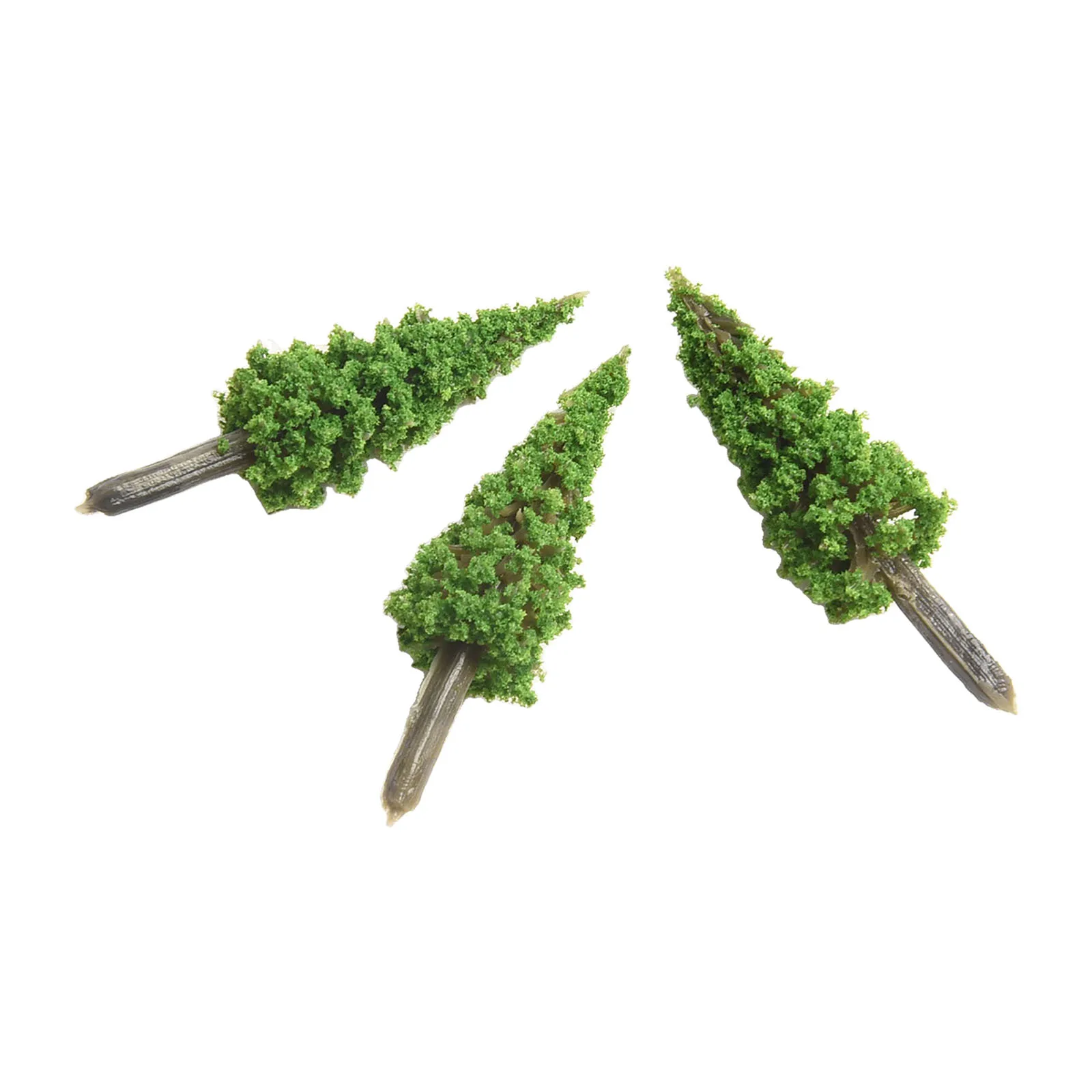 40pcs Model Tree Landscape Plant Scene Layout Landscape Accessories Plant DIY Tower Pine Shrub-medium Green In