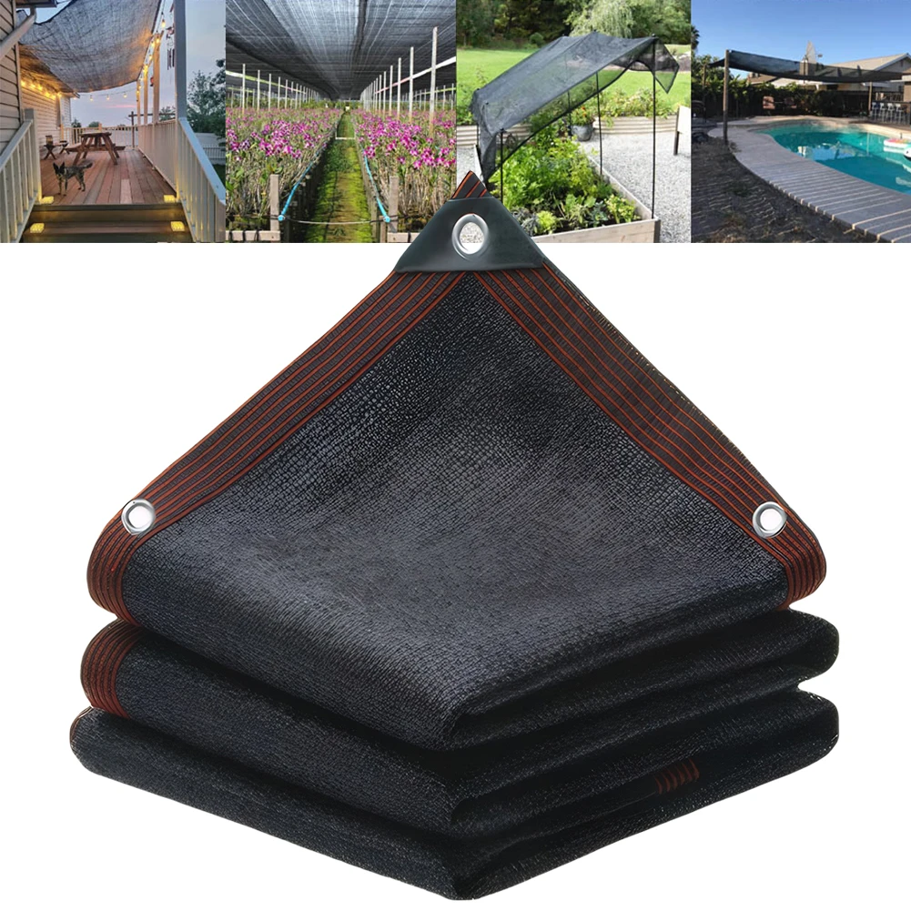 

Mesh Tarp with Grommets Sunblock Shade Mesh Tarp Mesh Tarp Black Shade Cloth for Greenhouse Patio Tomatoes Barn Kennel