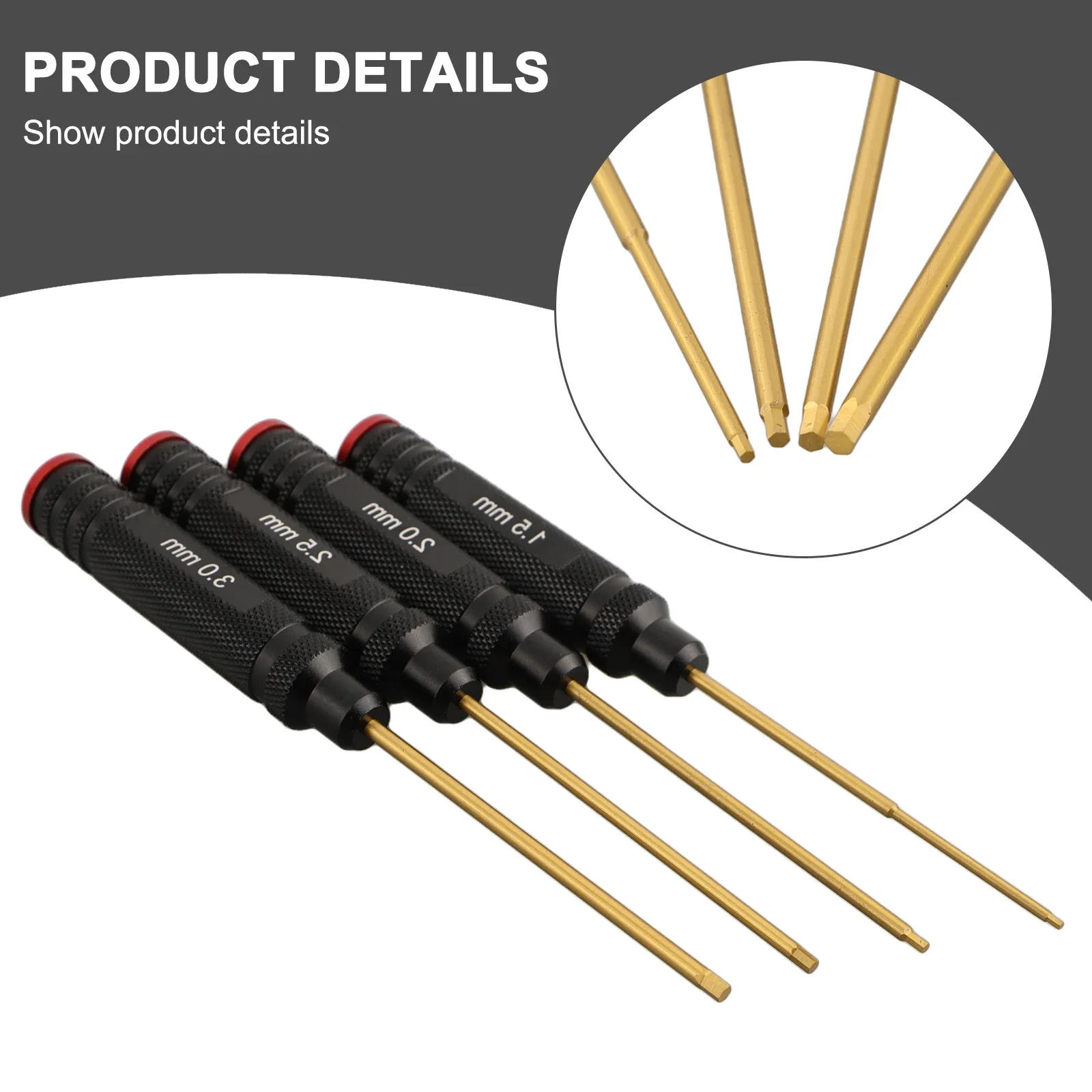 

INJORA RC Tools 0,05 "1,5 мм шестигранная отвертка 4,0 гаечный ключ и коробка для винтов для RC Crawler Axial SCX24 AX24 Upgrade Tool