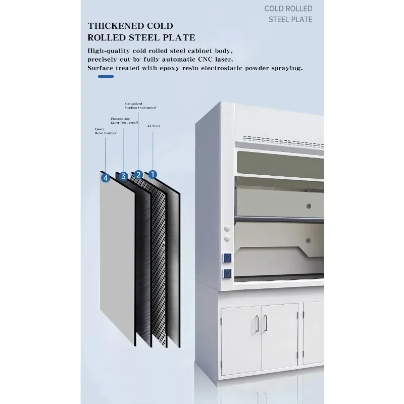 

Desktop Small Mini Laminar Flow Cabinet / Air Flow Cleaning Station / Fume Hood Laboratory Furniture Steel Hospital & School Use
