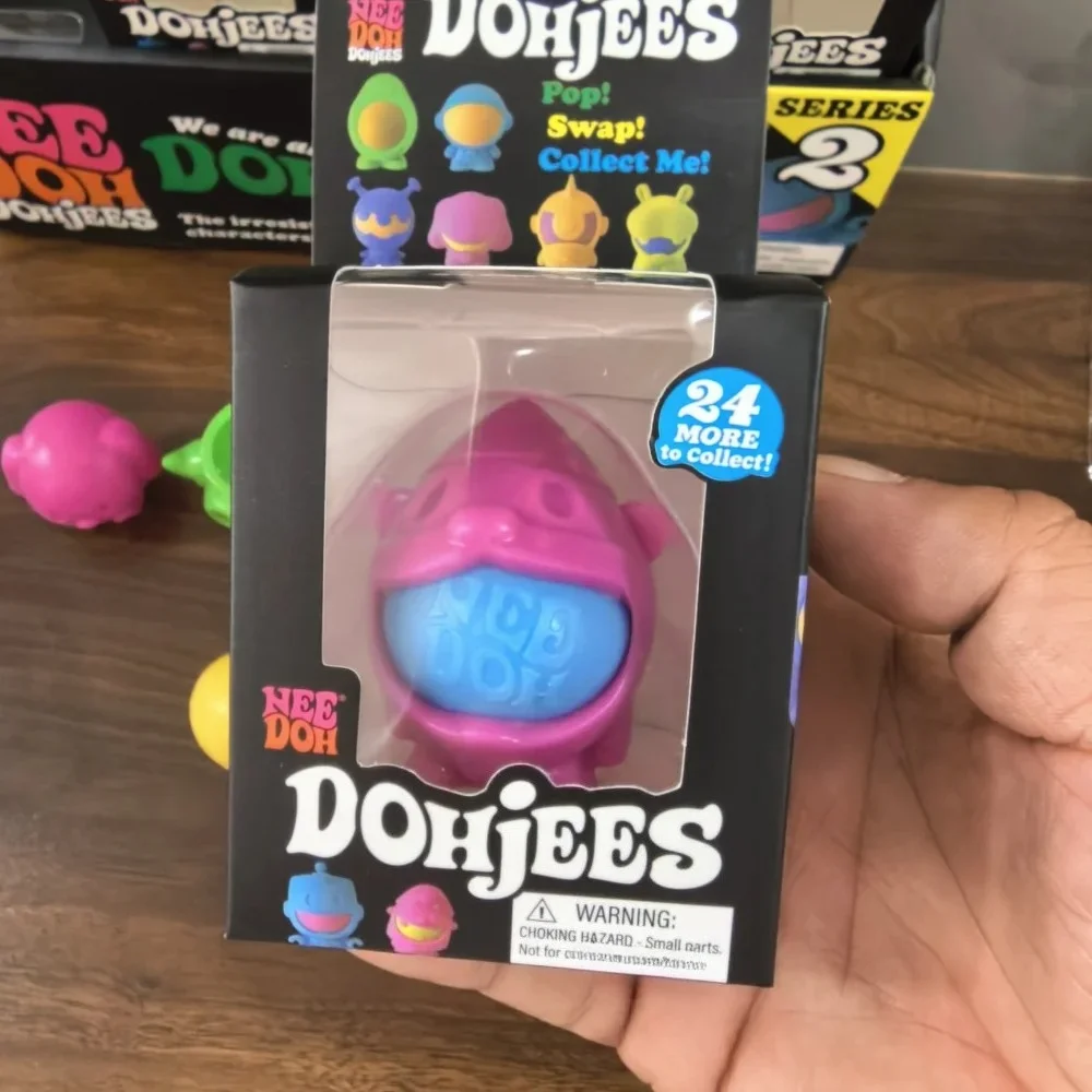 Needoh DohJees Emotional Monster Stress Relief Squeeze Venting Decompression Squishy Sensory Fidget Surprise Blind Box Adult S