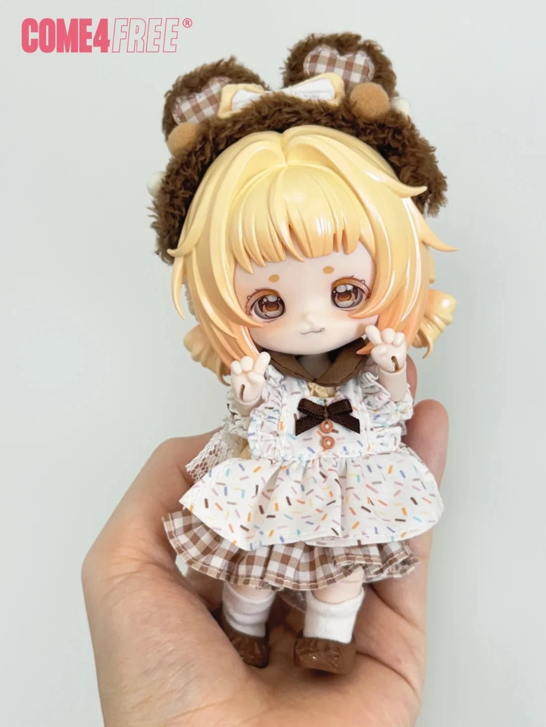 Bonnie Milk Cake Dream Puff Serie 1/12 BJD Poppen 13 cm Anime Action Figure Speelgoed Gezamenlijke Beweegbare Lichaam Verjaardag blinde Doos