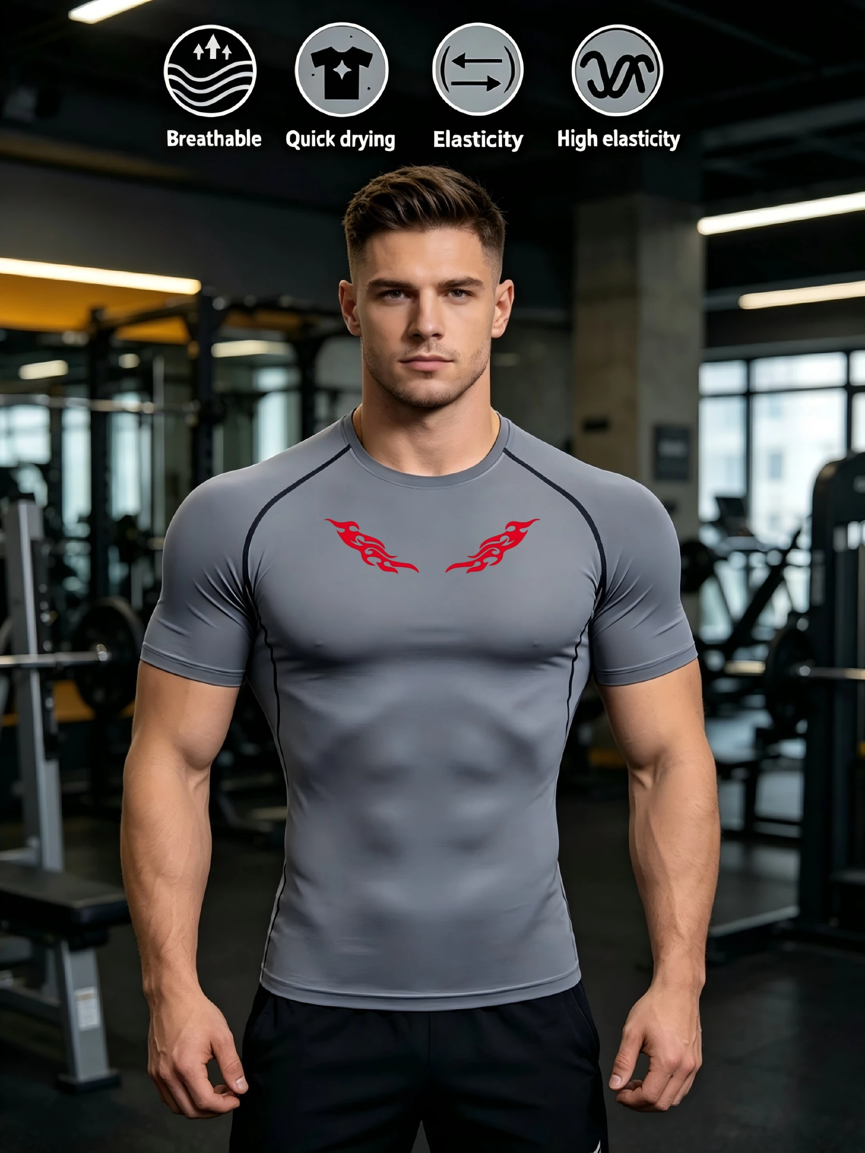Camiseta de compresión para co - T Shirt Tight Fit reseña y precio