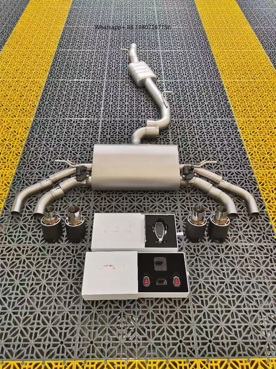 

For 2023 forAudi A3 1.4 1.8T 2.0T 35 TFSI Mild Hybrid Exhaust Pipe Stainless Steel Material Muffler Straight Pipe 2 Year