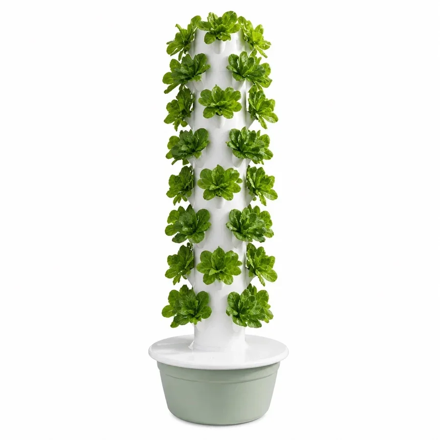 Vertical Hydroponic Tower Intelligent Vegetable Planter Vegetable Planting Column Soilless Cultivation Equipment 7Layer
