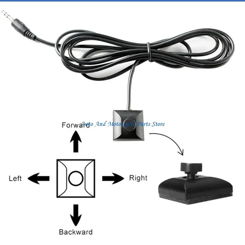 P9FD Comprehensive 360° Car Camera Control Switch for Enhanced Rear View and Multiple Camera Integration Extreme Conditions