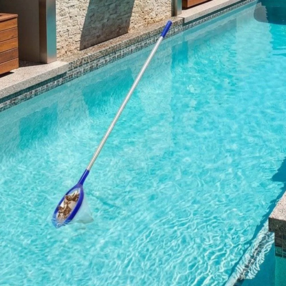 Lightweight Skimmer Net with Ultra-Fine Mesh for Routine Pool Maintenance in Residential and Small Commercial Water Environments