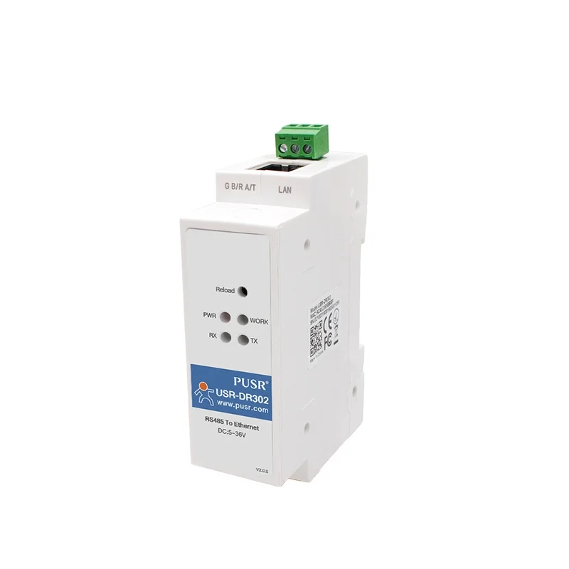 USR-DR302 Standard DIN-Schiene Seriell RS485 zu Ethernet Datenübertragung Transparent TCP/IP Modbus zu Ethernet Konverter