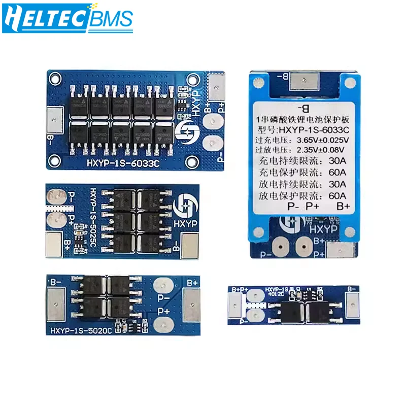 Heltecbms 1S 3.2V 10a 15a 20a 30a Lifepo4 bms 1s płyta litowo-żelazowo-fosforanowa pojedyncza komora zabezpieczenie przed ładowaniem/rozładowaniem