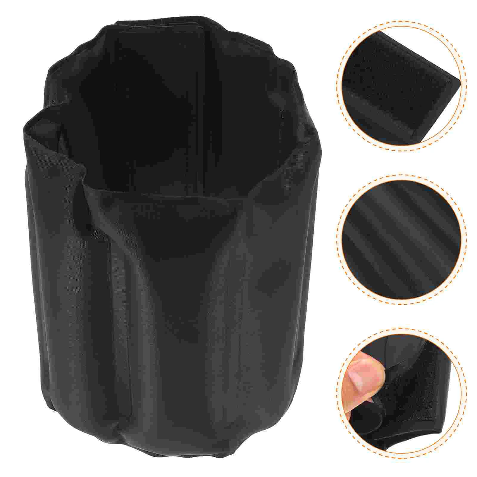 

Reusable Black Bottle Cooler Bag Efficient Insulation Gel Ice Packs Portable Soft Reusable Cooler Pack for Camping