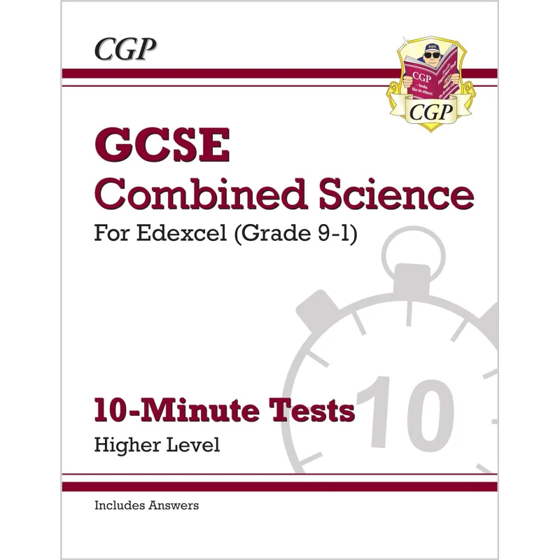 

GCSE Комбинированная наука Edexcel 10-минутные испытания В комплект входят книги CGP Координационная группа Публикации 9781789080735