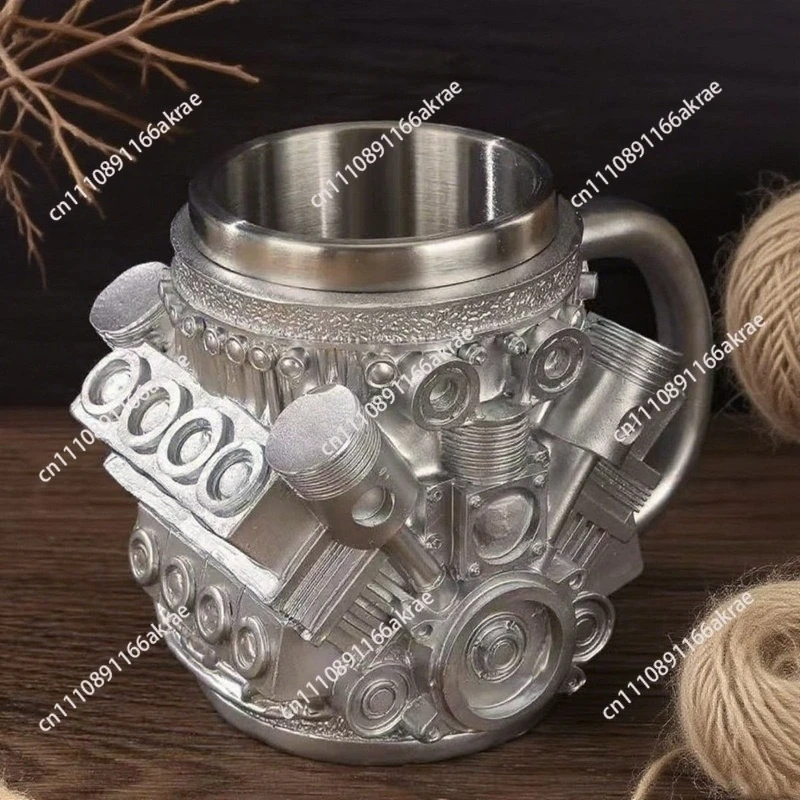 for Mug creative resin personalized wine glass coffee cup gift ornament 2025 old model without lid