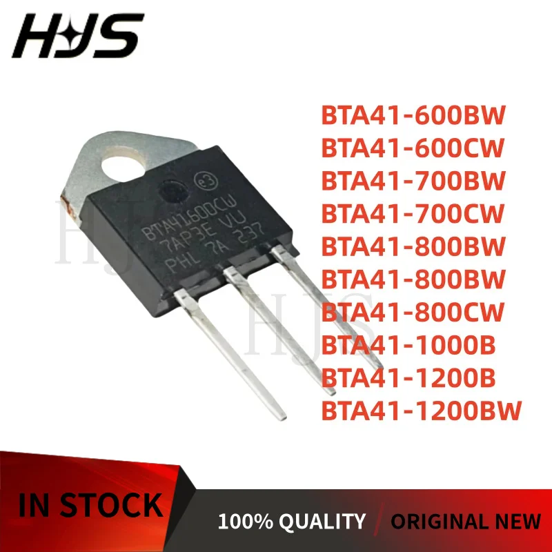 5 uds BTA41 BTA41-1200BW BTA41-700BW BTA41-1000B BTA41-800BW BTA41-600BW BTA41-800CW BTA41-1200B BTA41-600CW BTA41-700CW TO-3P